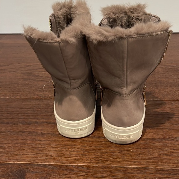 J/Slides Tristan Grey Waterproof Boots Size 8.5 - Picture 5 of 8